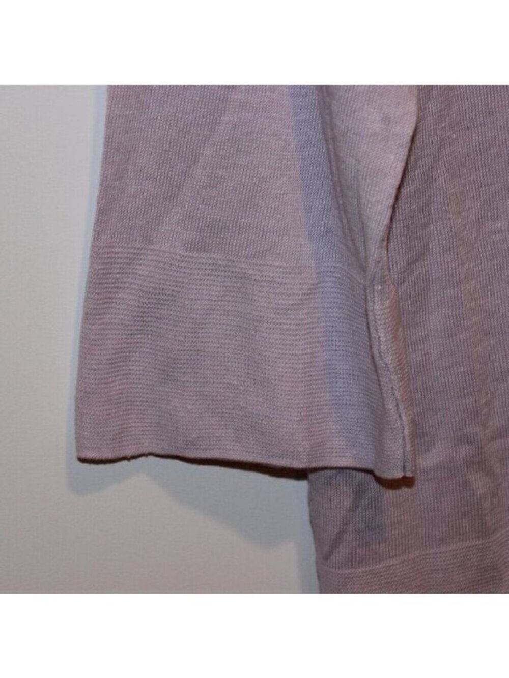 J. Jill Lilac Linen Blend 3/4 sleeve Sweater Women's Size XL - Picture 5 of 12